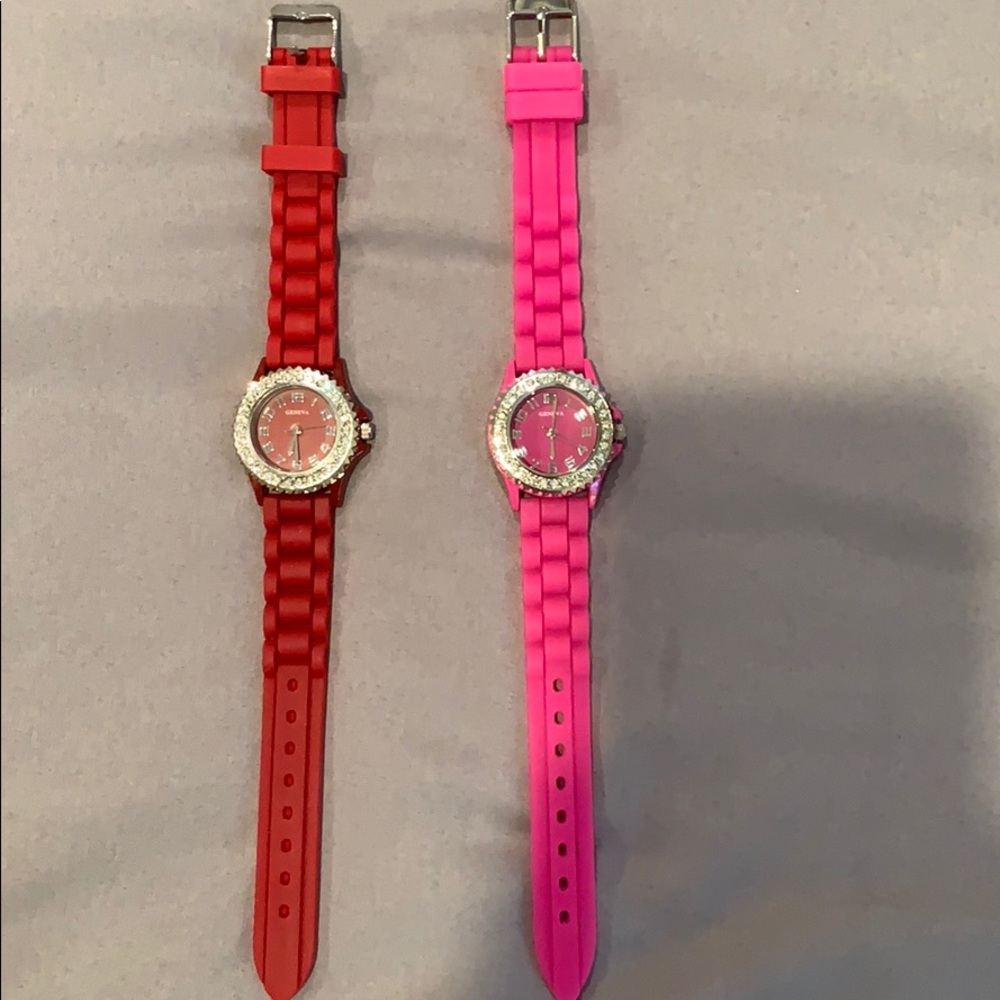 Rubberized watches
